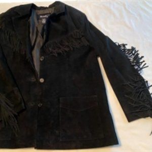 Leather Fringe Jacket